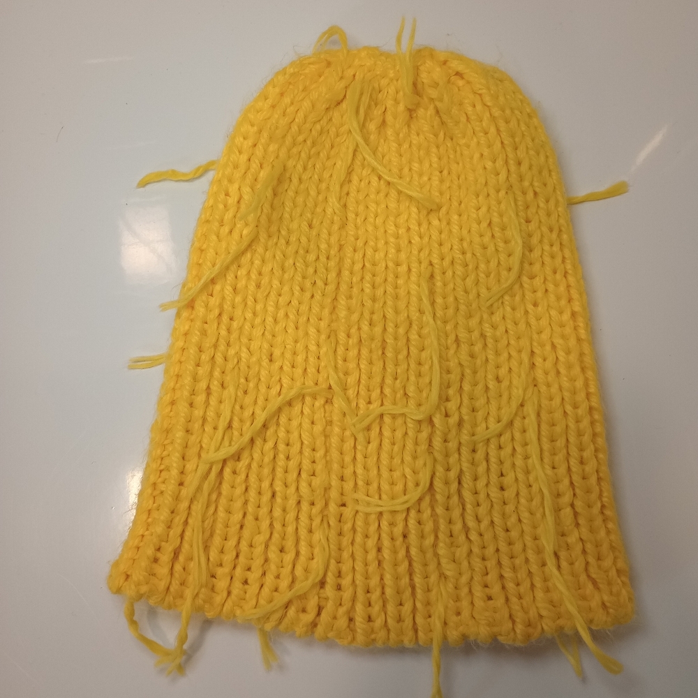 Women's Yellow Knit Beanie